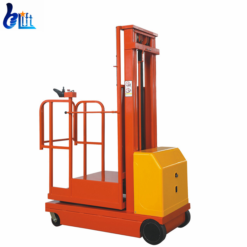 High Level Cargo Picking Order Picker Forklift Truck Lift for Warehouse