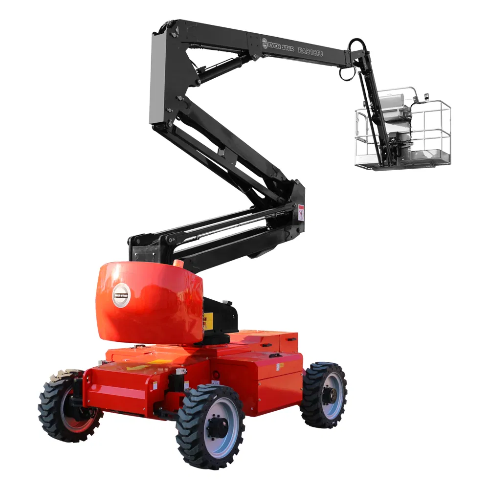 Advanced 18m Jlg Cherry Picker Warehouse Equipment Platform Articulated Electric Boom Lift
