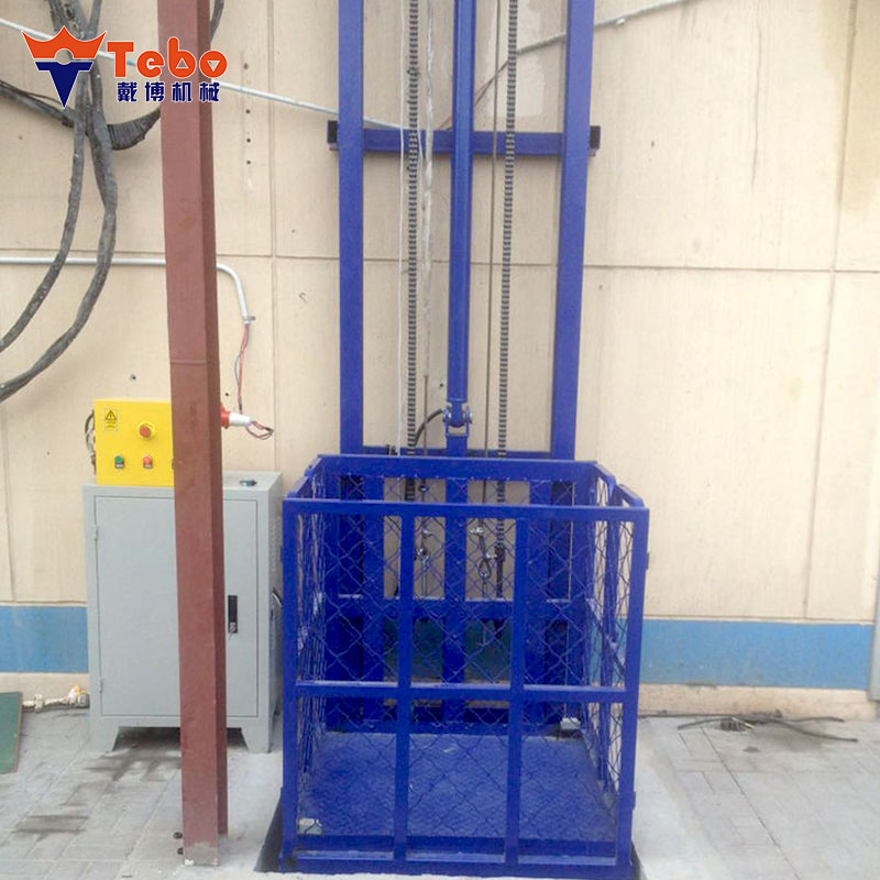 Industrial Vertical Cargo Lift Elevator for Small Warehouse Goods Lifting