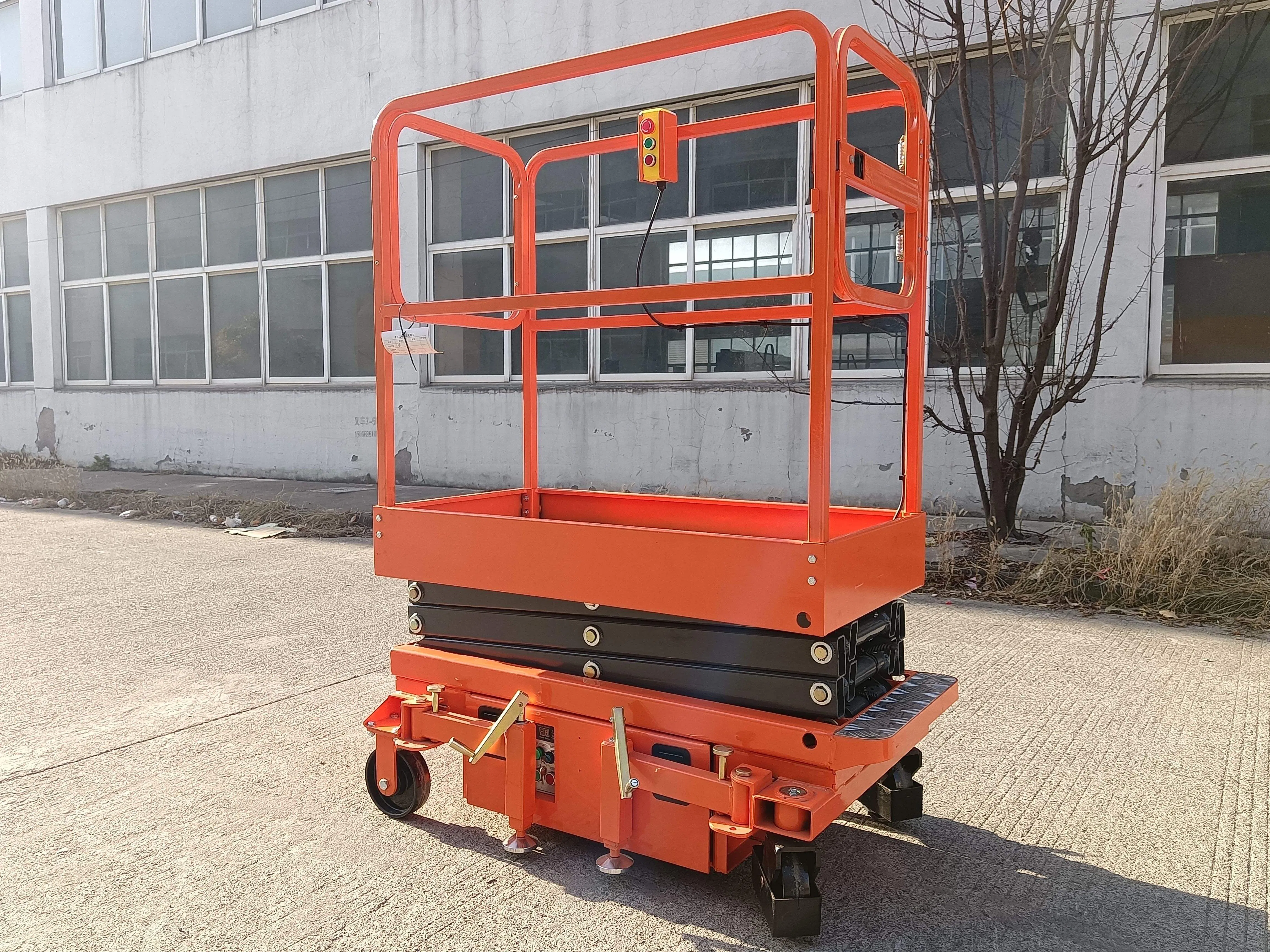 3m 4.8m Mobile Aerial Work Platform 300kg Scissor Lift