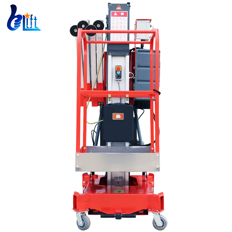 Man Lift Aerial Work Platform Hydraulic Single Person Mobile Electric Lift Platform