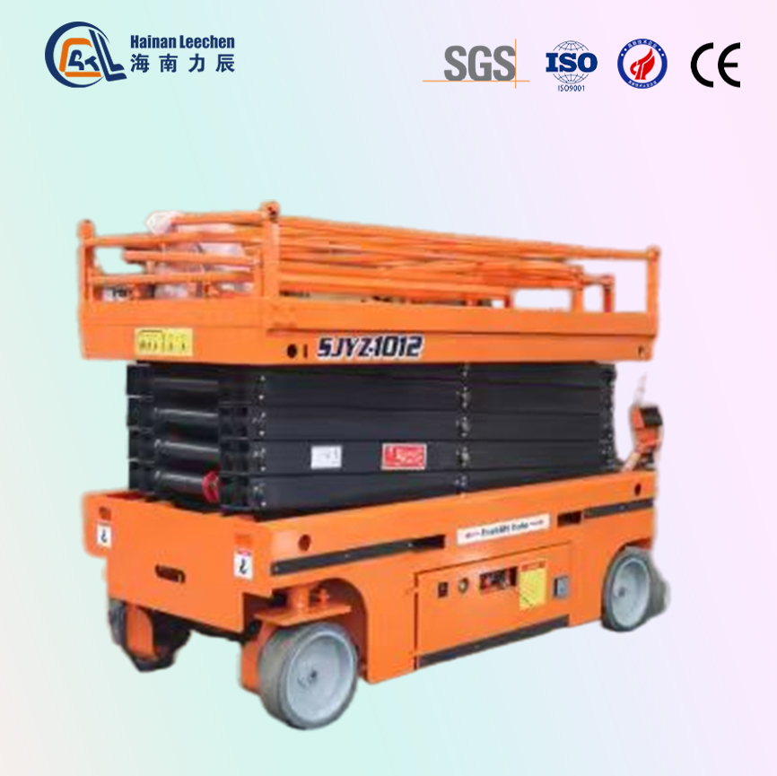 4m 6m 8m 10m 12m 14m Self-Propelled Hydraulic Lifting Platform Electric Scissor Lifts Elevating Table Aerial Work Platform