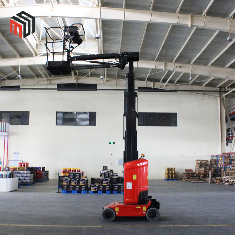 Narrow Aisle Warehouse Order Picker Self-Propelled Vertical Mast Lift Price