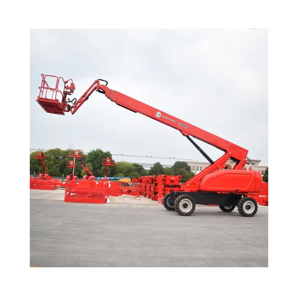 Low-Noise Electric Cherry Picker Warehouse Equipment Telescopic Diesel Boom Lift