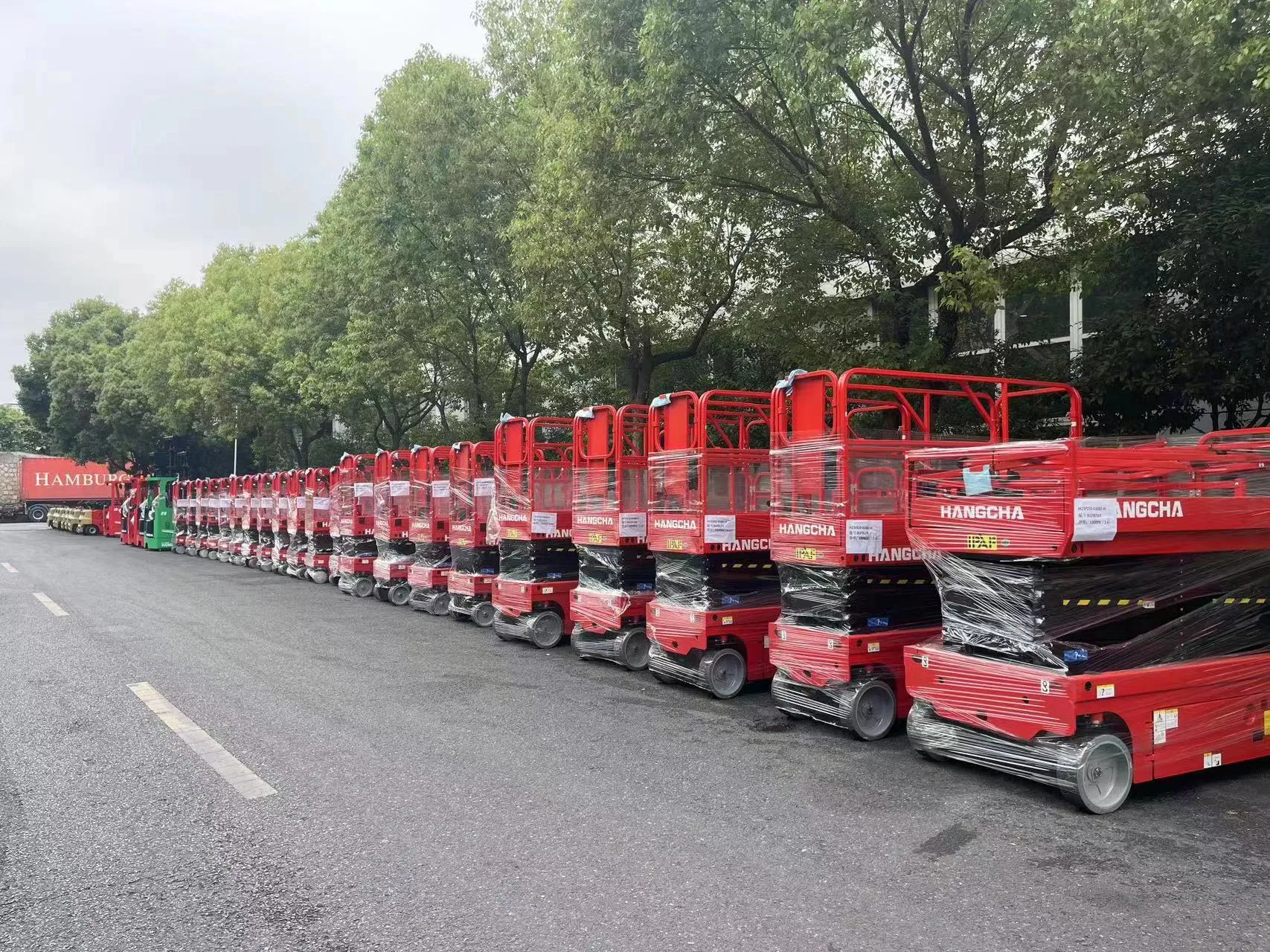 6m Scissor Lift Aerial Work Platforms Hangcha Brand 60xend