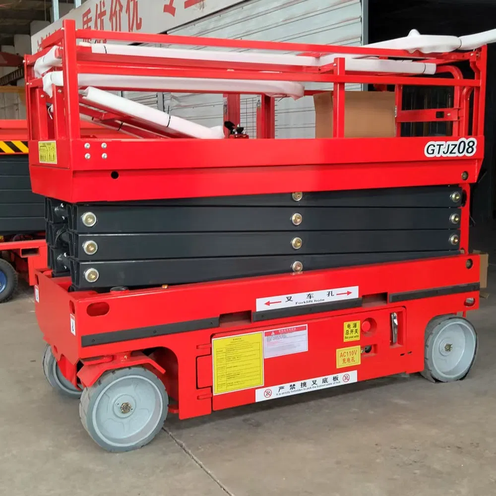 Self-Walking 12 Meter 18 Meter Mobile High-Altitude Scissors Lift Aerial Work Lift Platform