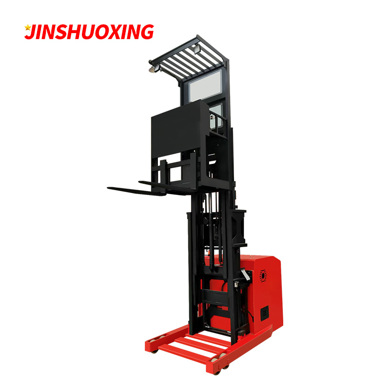CE Approved 1000kg 1500kg High Level Material Handling Equipment Flexible Full Electric Aerial Order Picker