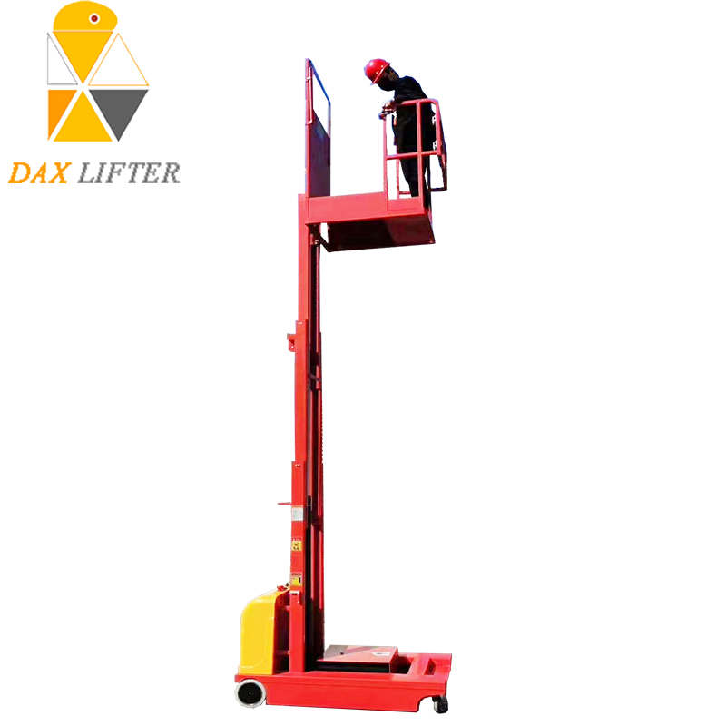 Full Electric Self Propelled Lift Stock Order Picker for Factory Warehouse