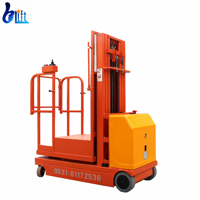 High Level Cargo Picking Order Picker Forklift Truck Lift for Warehouse