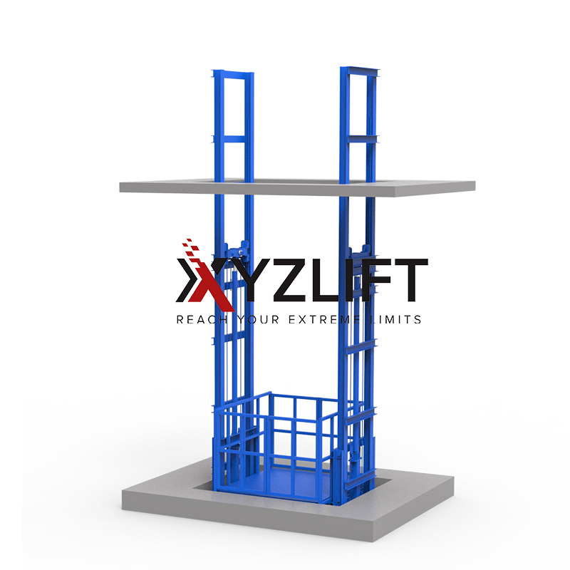 Floor Hole Industrial Goods Lift Freight Elevators Used in Workshop Crane