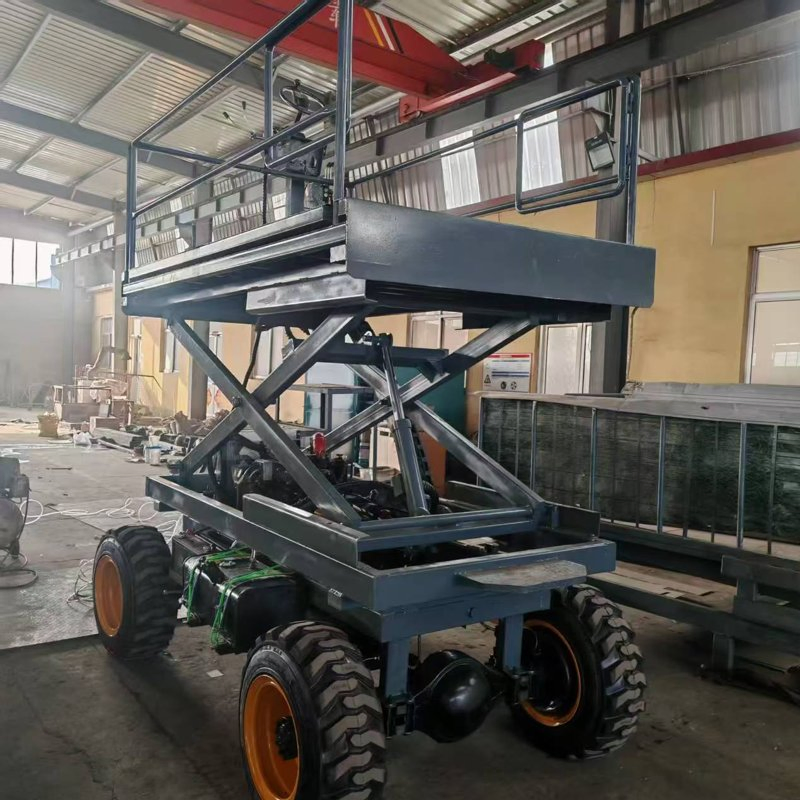 The Lasted Scissor Lift Platform for Orchard Picking
