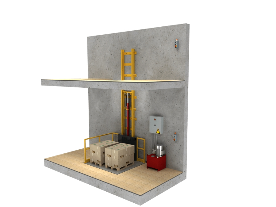 Hydraulic Goods Stainless Steel Freight Factory Direct Supply Warehouse Anti-Fall Commercial Industrial Cargo Lift