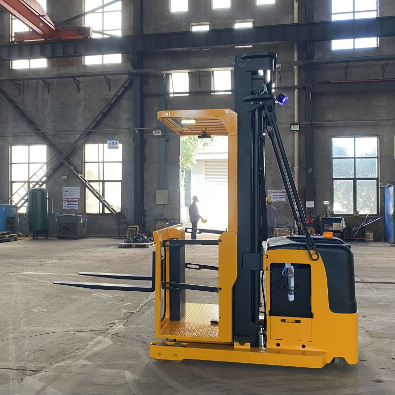 High Level Electric Order Picker Forklift 300kg 1695mm Turn Radius