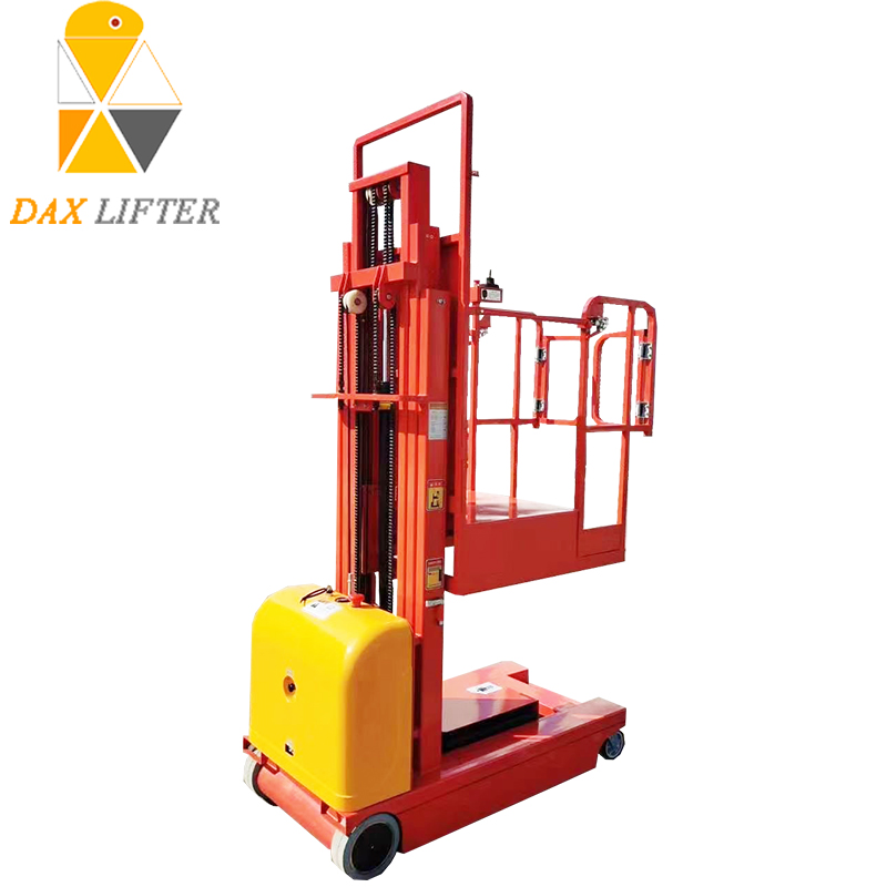 Full Electric Self Propelled Lift Stock Order Picker for Factory Warehouse