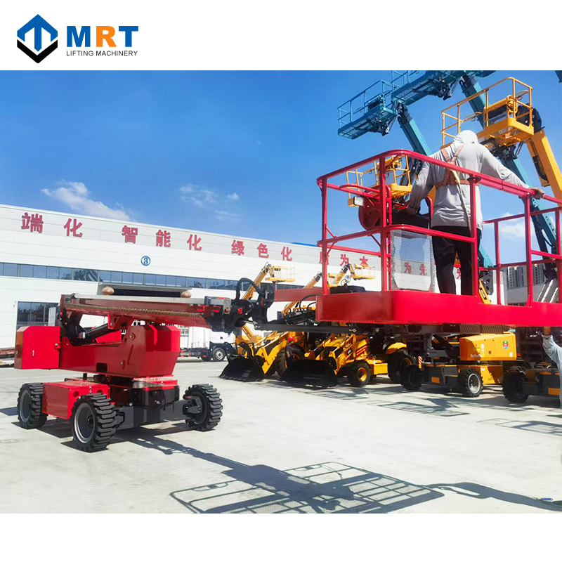 Factory Price Articulated Boom Lift Manlifts Electric and Diesel 10m 12m 14m 16m 20m 22m 24m 28m 34m High-Quality Machines for Rental and Sale