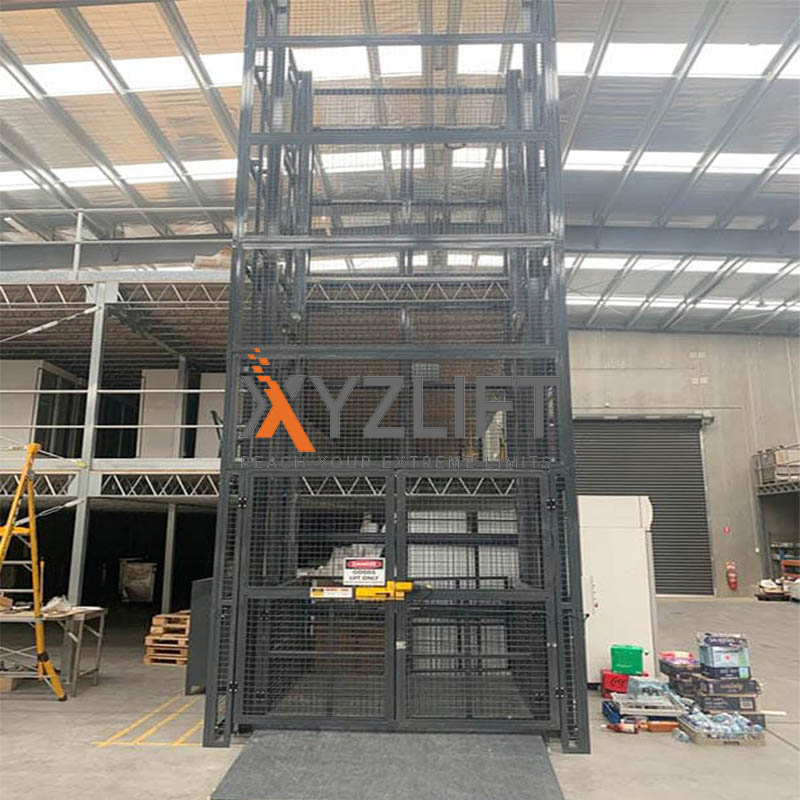 CE Approved Hydraulic Goods Lift Cargo Lift Freight Elevator Warehouse Material Lifting Equipment