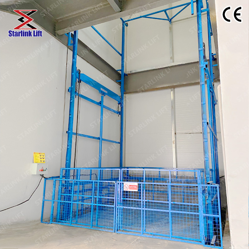 Hydraulic Freight Elevator Platform Lift for Industrial Warehouse Goods