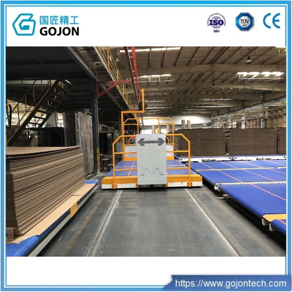 Advanced Cardboard Modular Conveyor System with 90 Degree Transfer Rotary Table Xy Lift Pile Pusher Platform Auto Logistics Conveyor