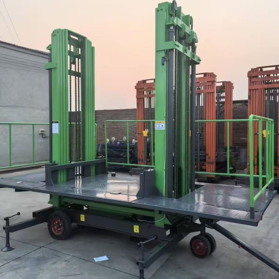 Construction Site Electric Work Freight Mobile, Scissor Lift Equipment Aerial Lifting Platform