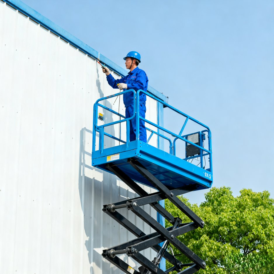 Rental of Hydraulic Self-Propelled Scissor Lift Safe Aerial Working Platform Ensure Personnel Safety and Improve Work Efficiency 4m8m10m12m14m