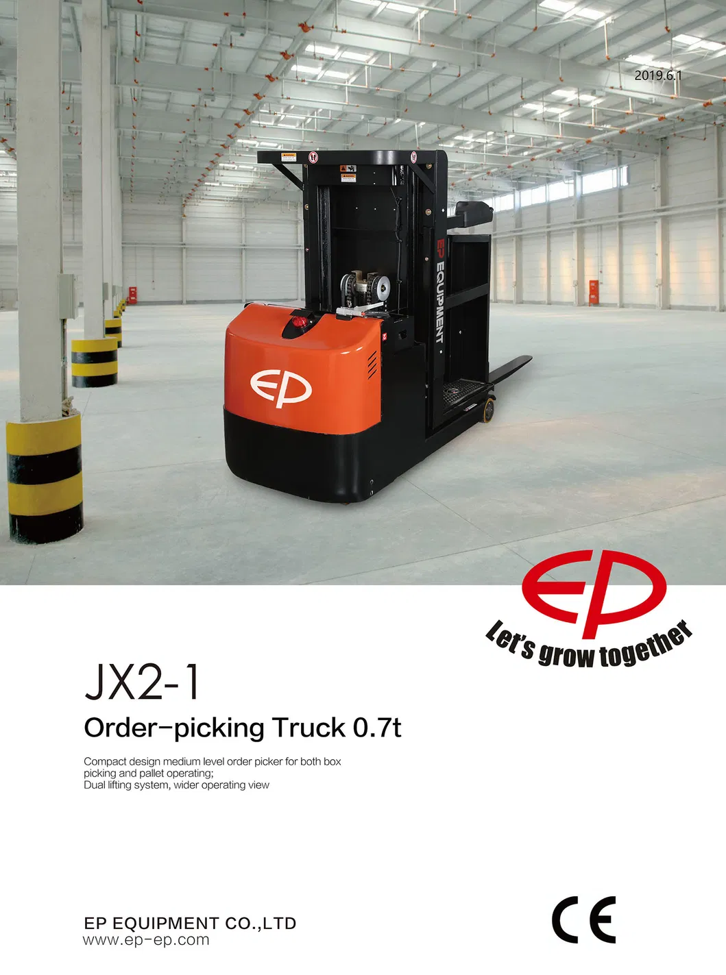 High Lifting Electric Order Picker