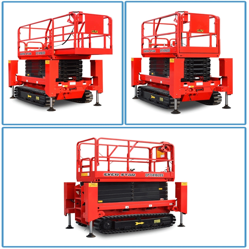 Vehicle Platform Table Tracked Self-Propelled Mobile Hydraulic Electric Scaffolding Scissor Lift