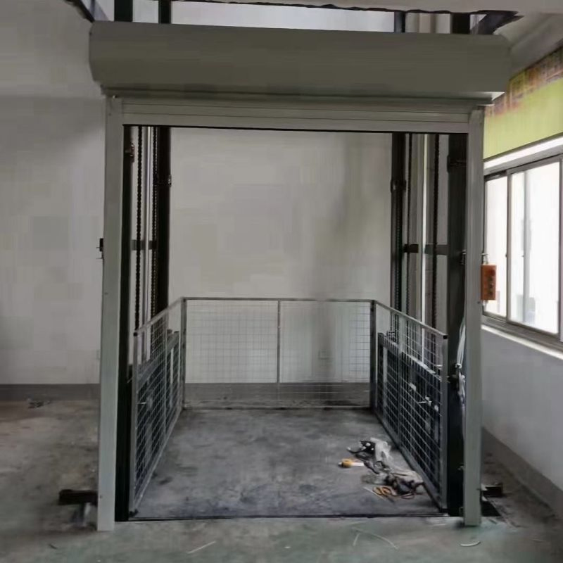 Customized Hydraulic Heavy Material Handling Equipment Indoor Construction Cargo Elevator Lift