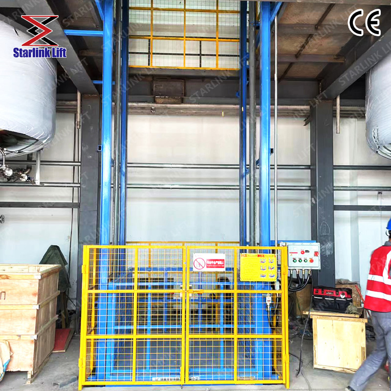 Hydraulic Freight Elevator Platform Lift for Industrial Warehouse Goods