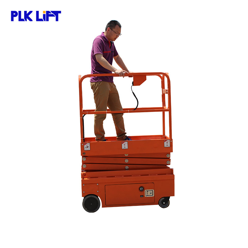 Small Scissor Lifter Electric Mobile Personnel Lift 3/4/5 Meters with CE