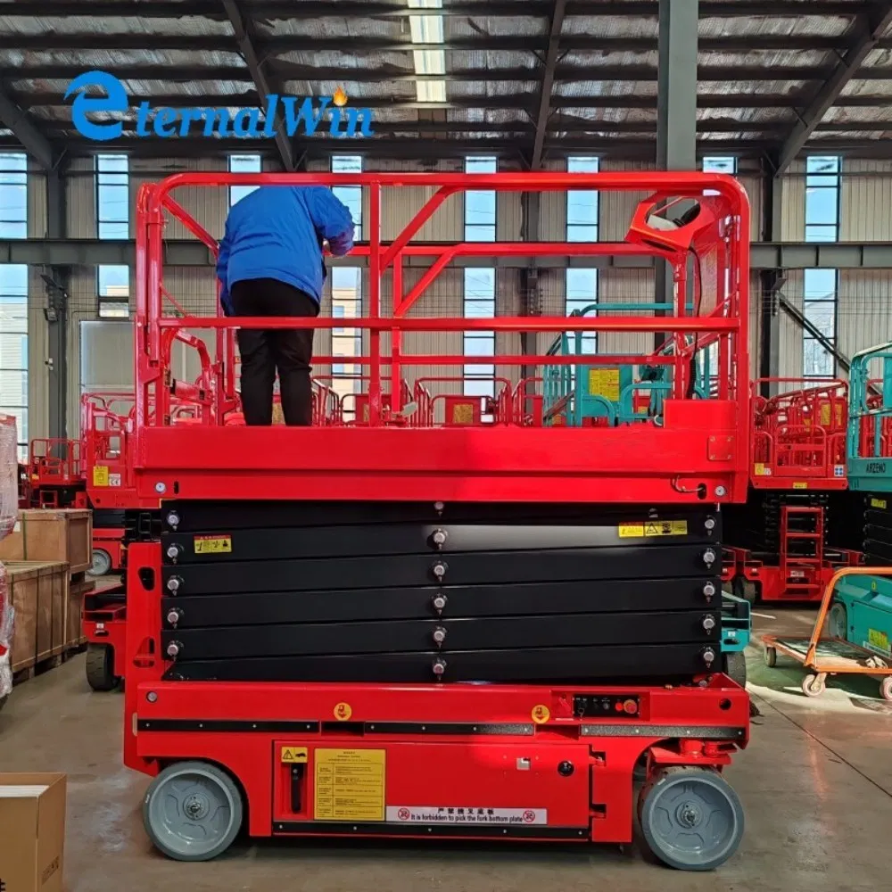 Wholesale Automatic Aerial Work Vehicle Self Propelled Hydraulic Aerial Working Scissor Lifting Mobile Boom Lift Platform