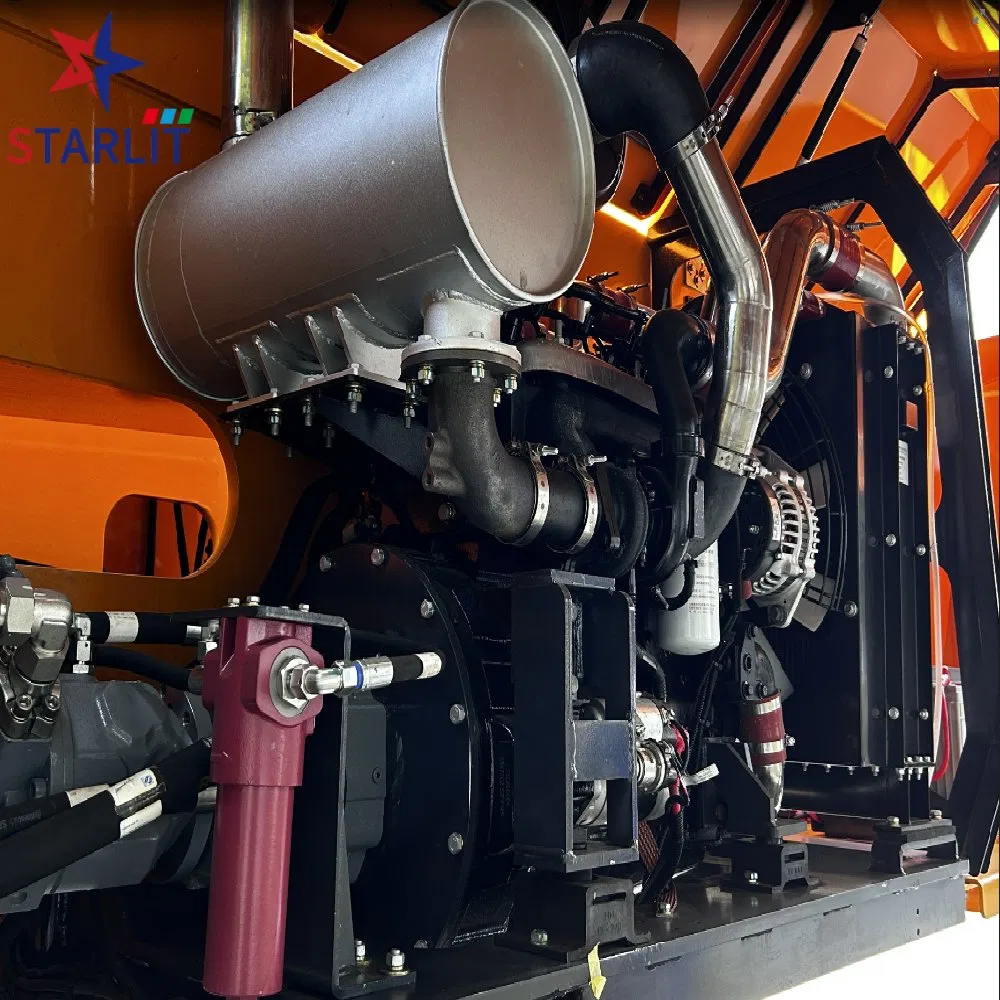 Heavy Duty Narrow-Body Telescopic Boom Lift Aerial Work Platform for Emergency Rescue