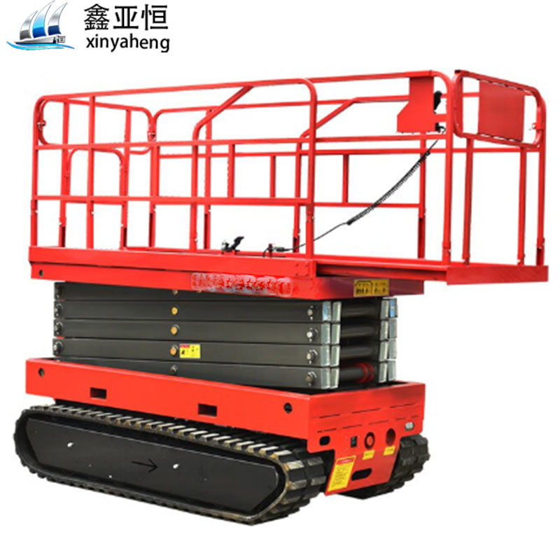 Industrial Self Propelled Hydraulic Scissor Personnel Lift Machine