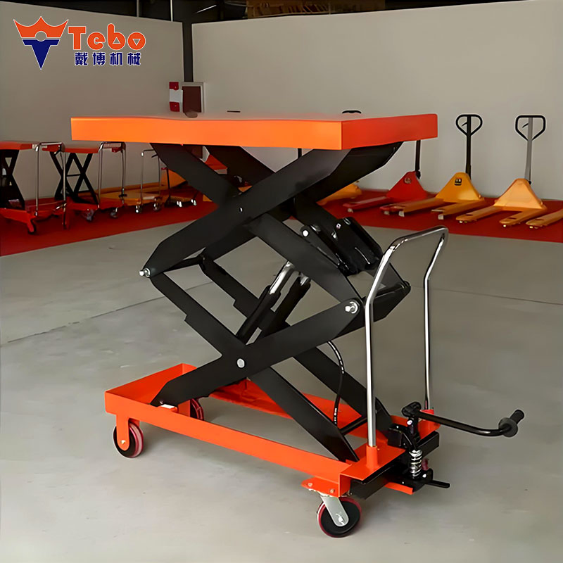 Cheap Mini Scissor Lift Table Hand Lift Trolley Equipment for Material Handling