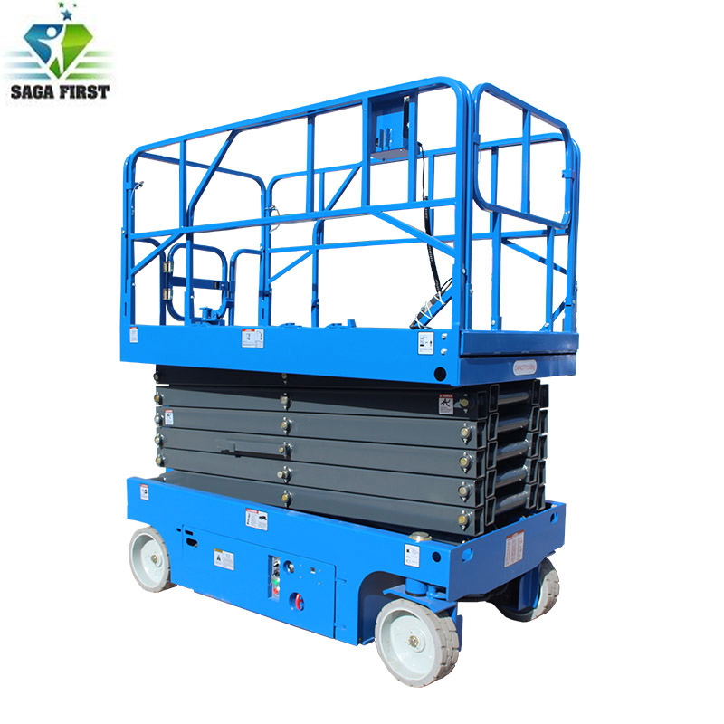 High-Capacity Self-Propelled Scissor Lift for Efficient Material Handling &amp; Personnel