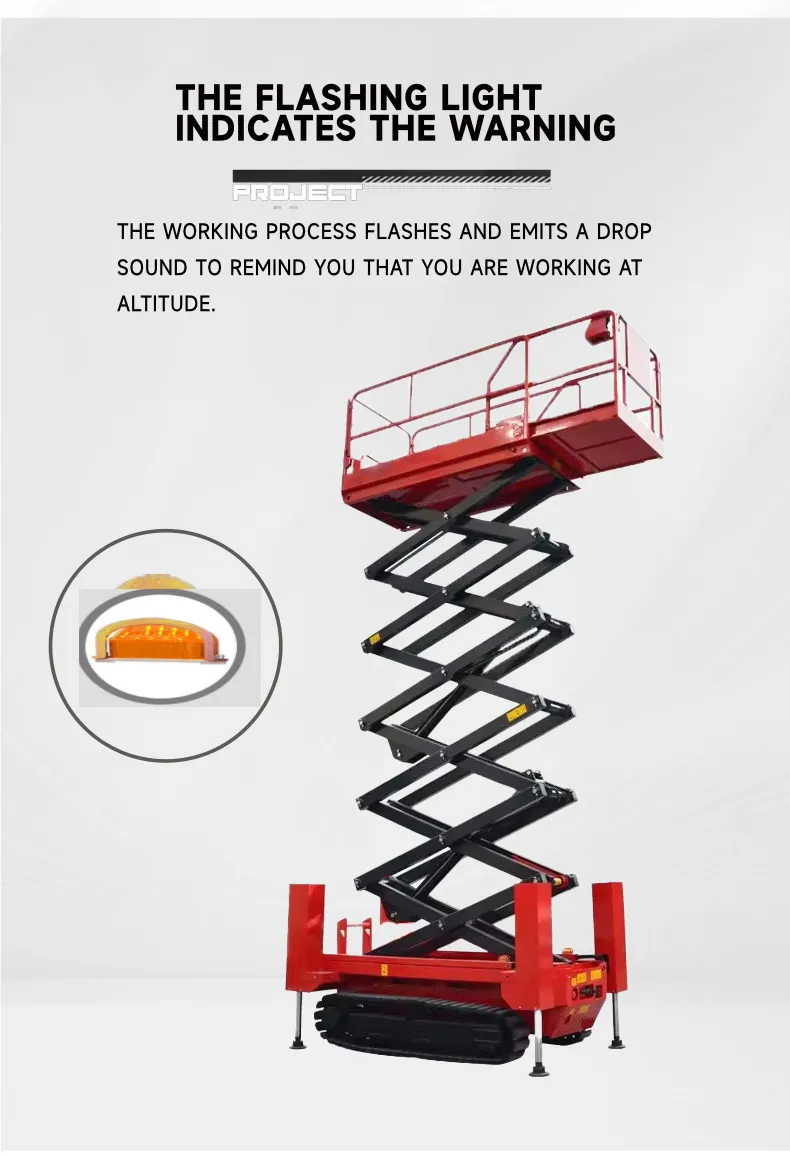 Crawler Scissor Lift View 4