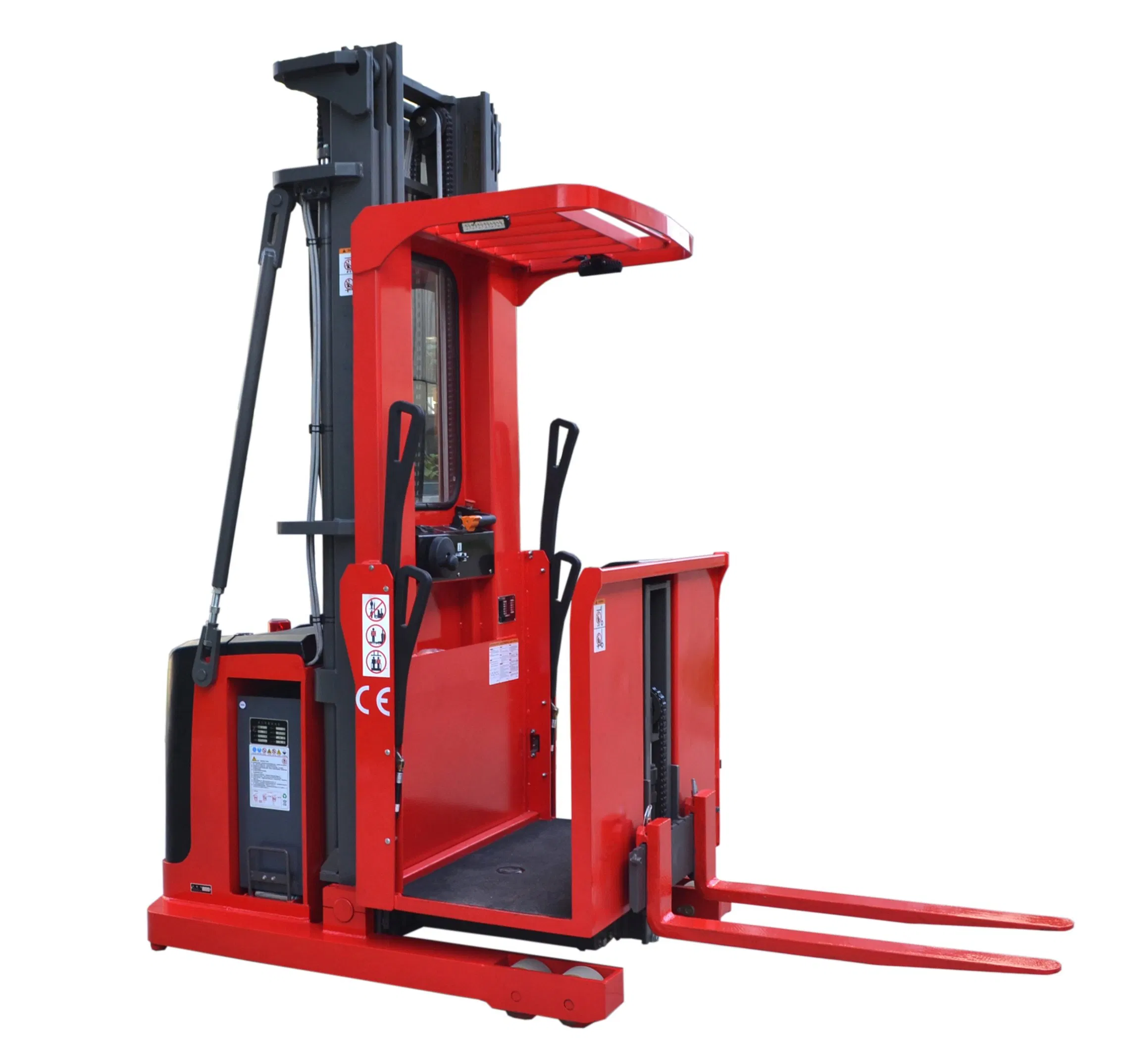1000kg 4.5m Full Electric Order Picker with Adjustable Lifting Platform Orderpicker Truck in Very Narrow Aisle