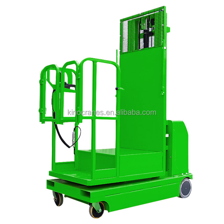 CE Certificated Self Propelled Lift Mini Fully Automatic Order Picker Platform for Warehouse
