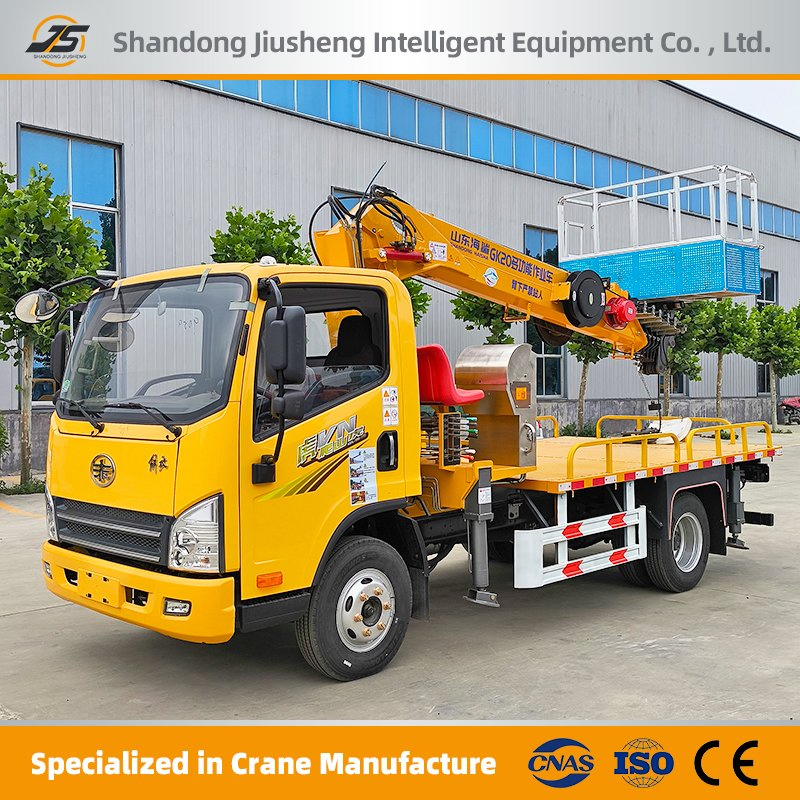 Straight Arm Aerial Work Platform 20m Wall Cleaning High-Altitude Operation Truck