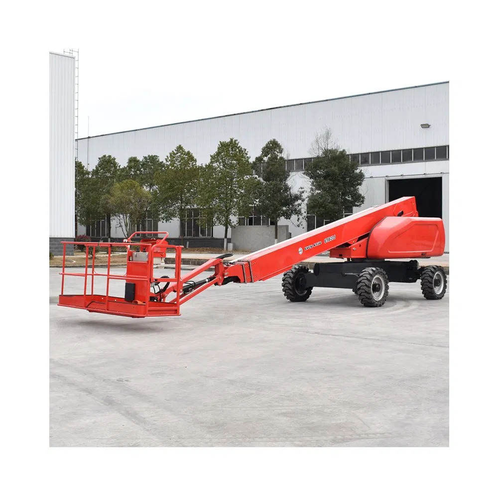 Low-Noise Electric Cherry Picker Warehouse Equipment Telescopic Diesel Boom Lift