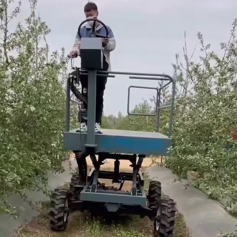 Labor-Saving Orchard Lift Platform for Dramatically Improved Picking Efficiency