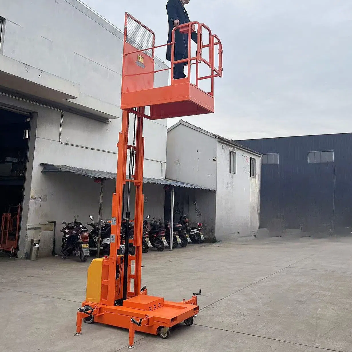CE ISO 300kg Cherry Dual Picking Electric Order Picker Elevated Work Platform