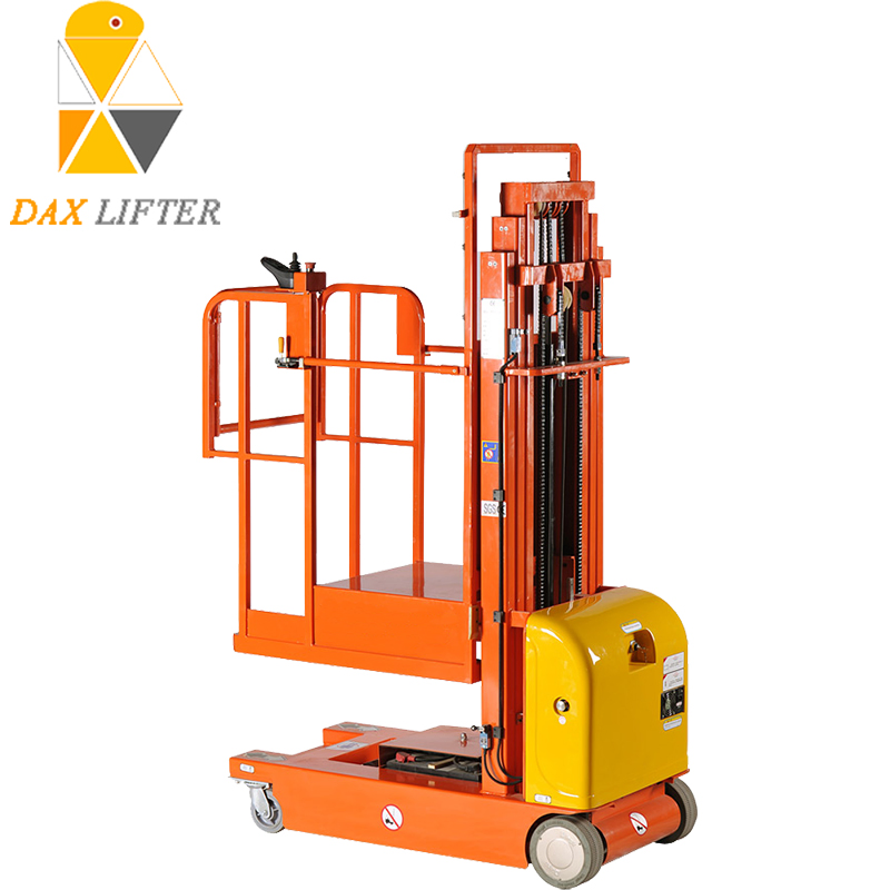 Electric Order Picker Truck New Stainless Steel Warehouse Picking Machine