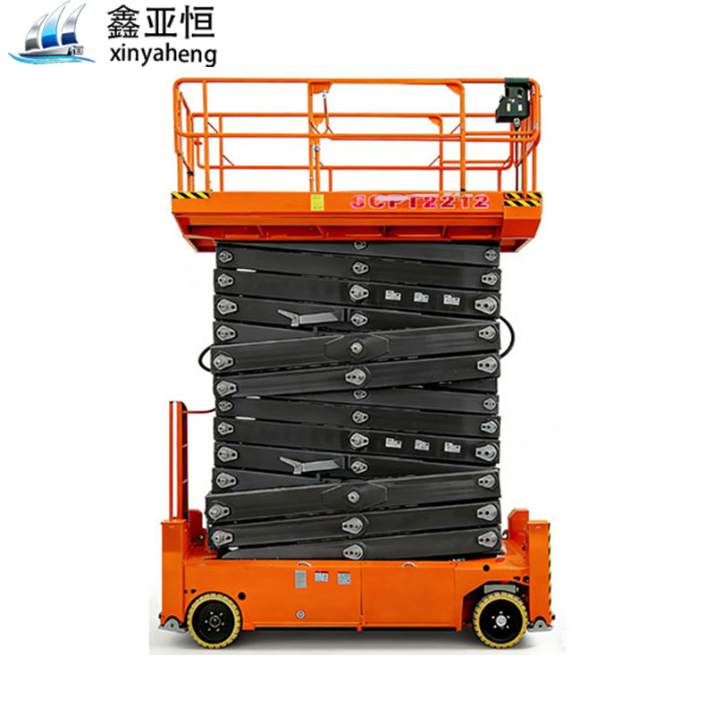 Industrial Self Propelled Hydraulic Scissor Personnel Lift Machine