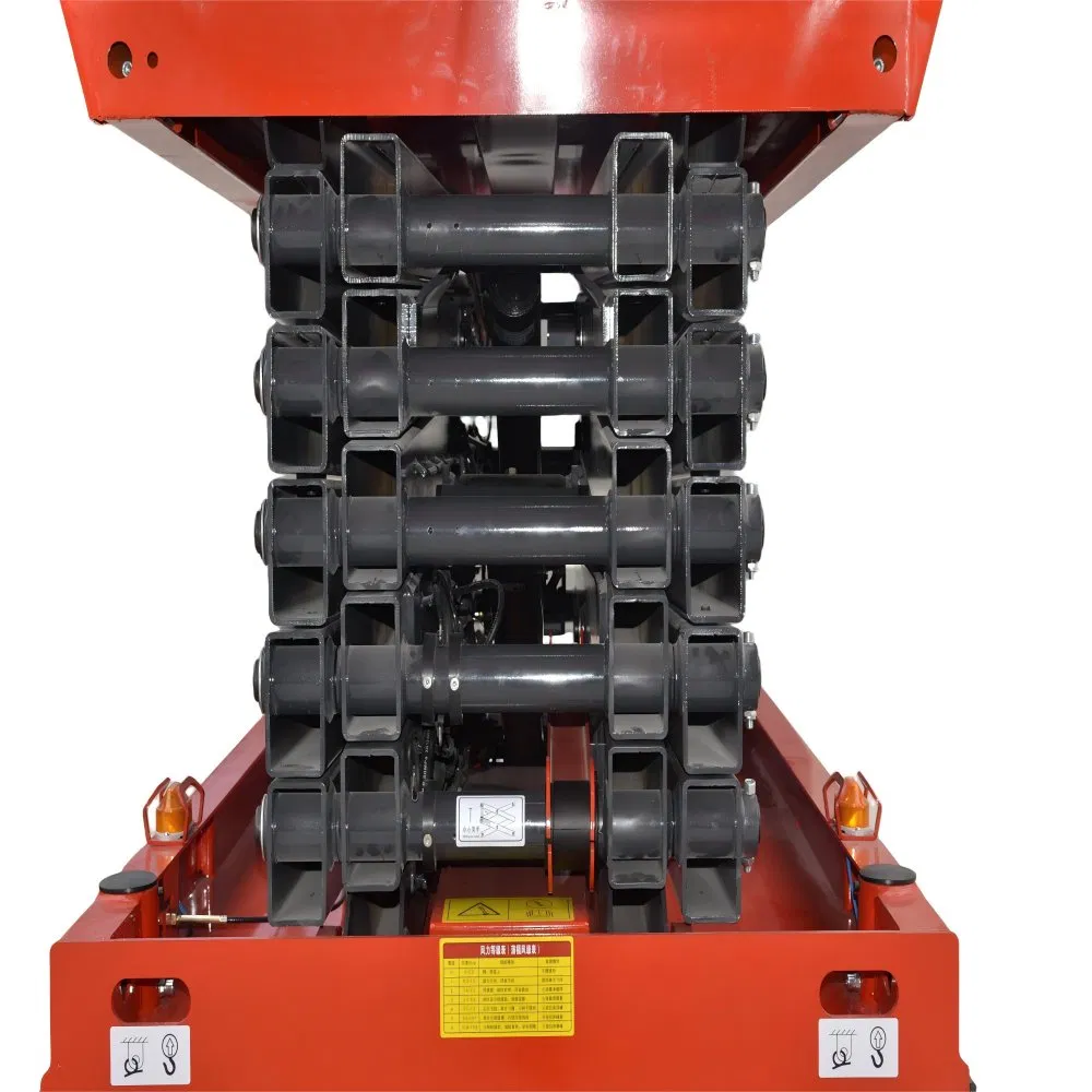Electric Scissor Lift Aerial Work Platform Self Propelled Outdoor-Use Indoor-Suitable