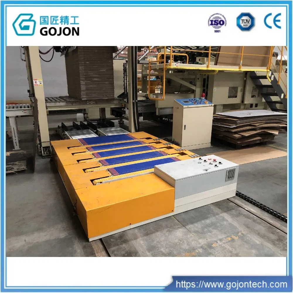 Advanced Cardboard Modular Conveyor System with 90 Degree Transfer Rotary Table Xy Lift Pile Pusher Platform Auto Logistics Conveyor