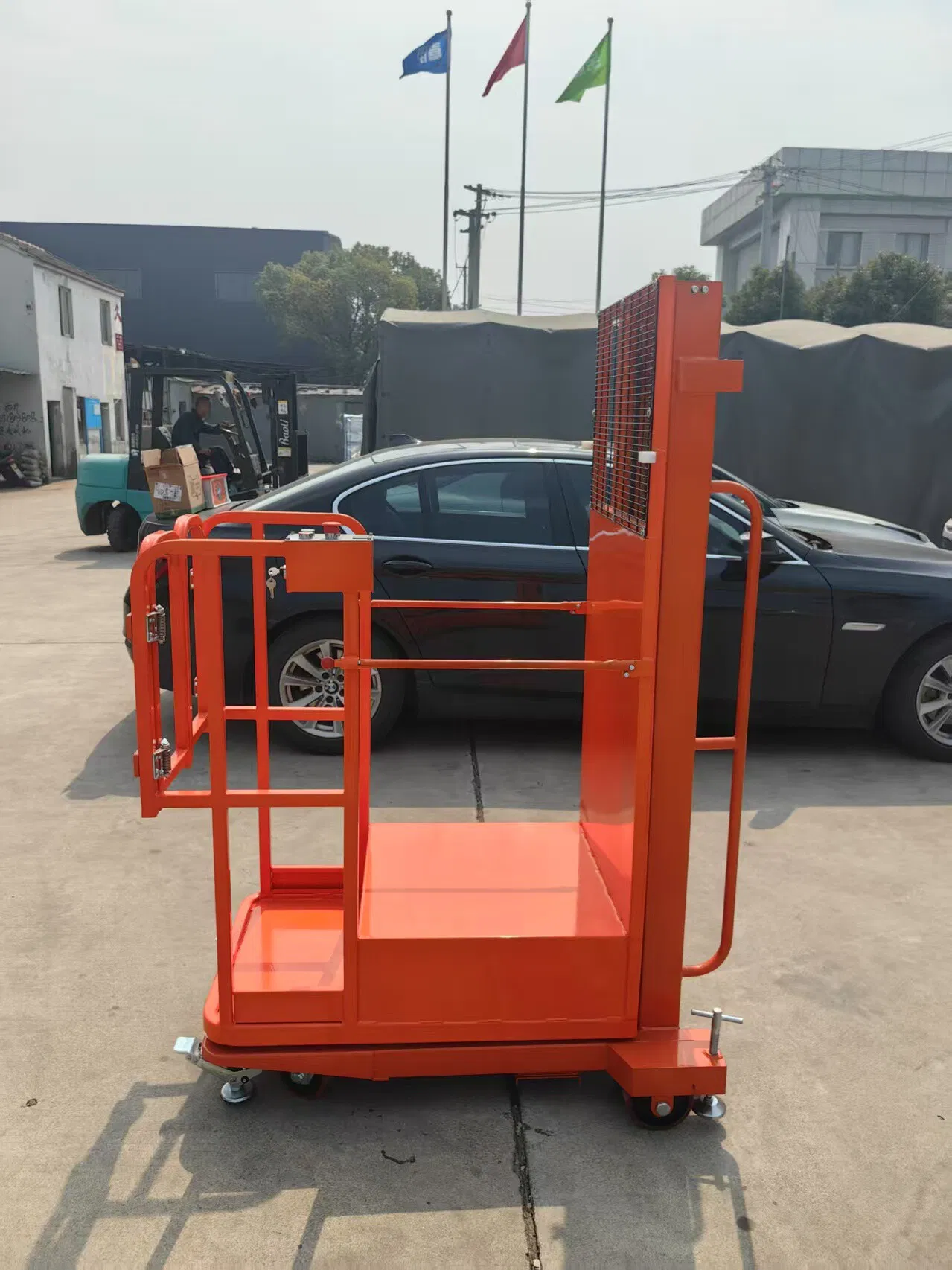 Full Electric Order Picker Forklift 1 Ton High Level Automated Order Picker