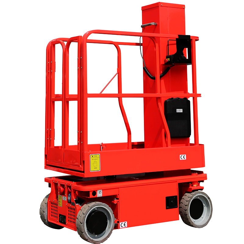 6.8 M 227 Kg Mobile Electric Man Lift Platform for Aerial Work Industrial Vertical Lift