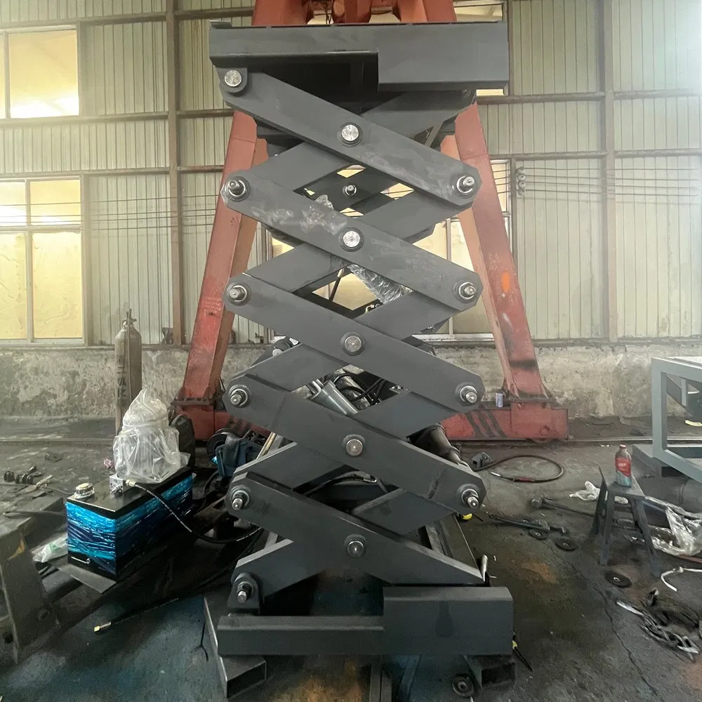 High-Capacity Custom Scissor Lift Table for Assembly Line Material Handling