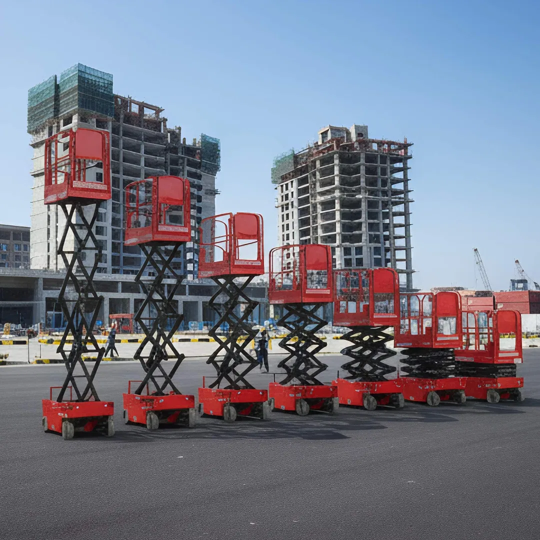 6m Scissor Lift Aerial Work Platforms Hangcha Brand 60xend