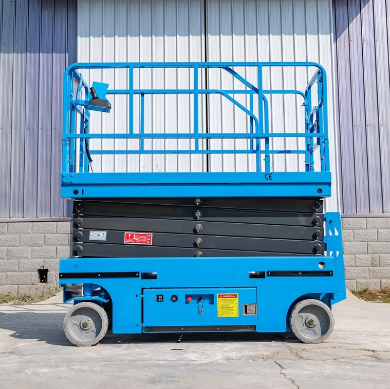 Factory Electric Hydraulic Full-Electromotion Scissor-Type Work Platform Aerial Lifting Mobile Table Self Propelled Scissor Lift